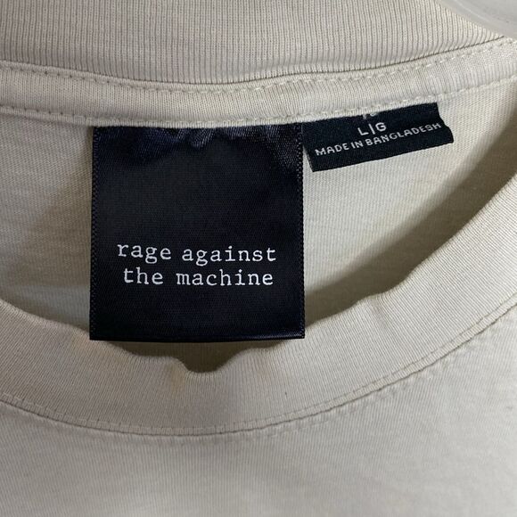 RACE AGAINST THE MACHINE Men’s T-shirt Size L - Picture 2 of 4